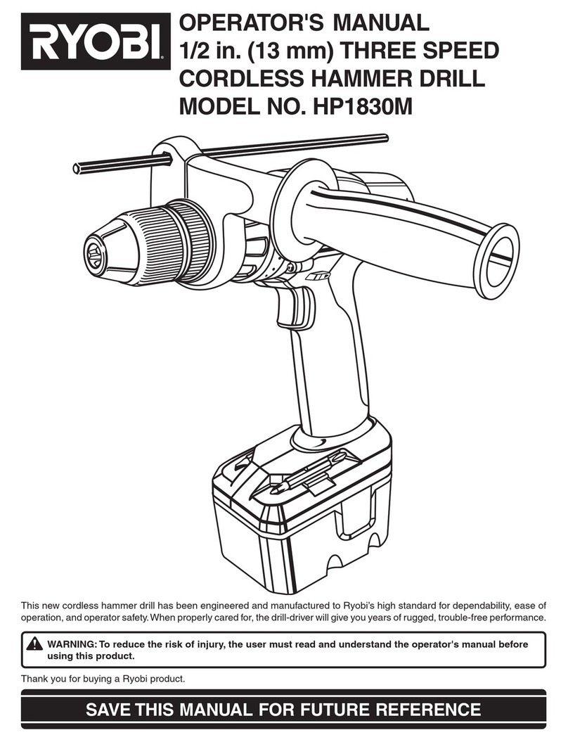 Ryobi HP1830M User manual