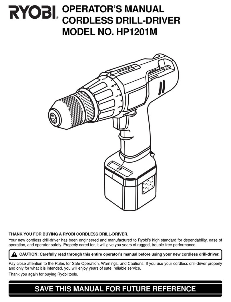 Ryobi HP1201M Operator's manual