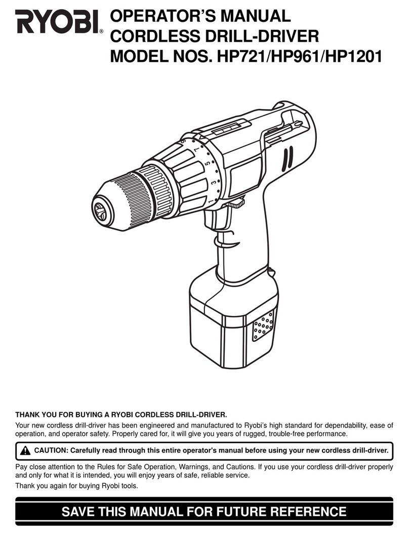 Ryobi HP1201 Operator's manual