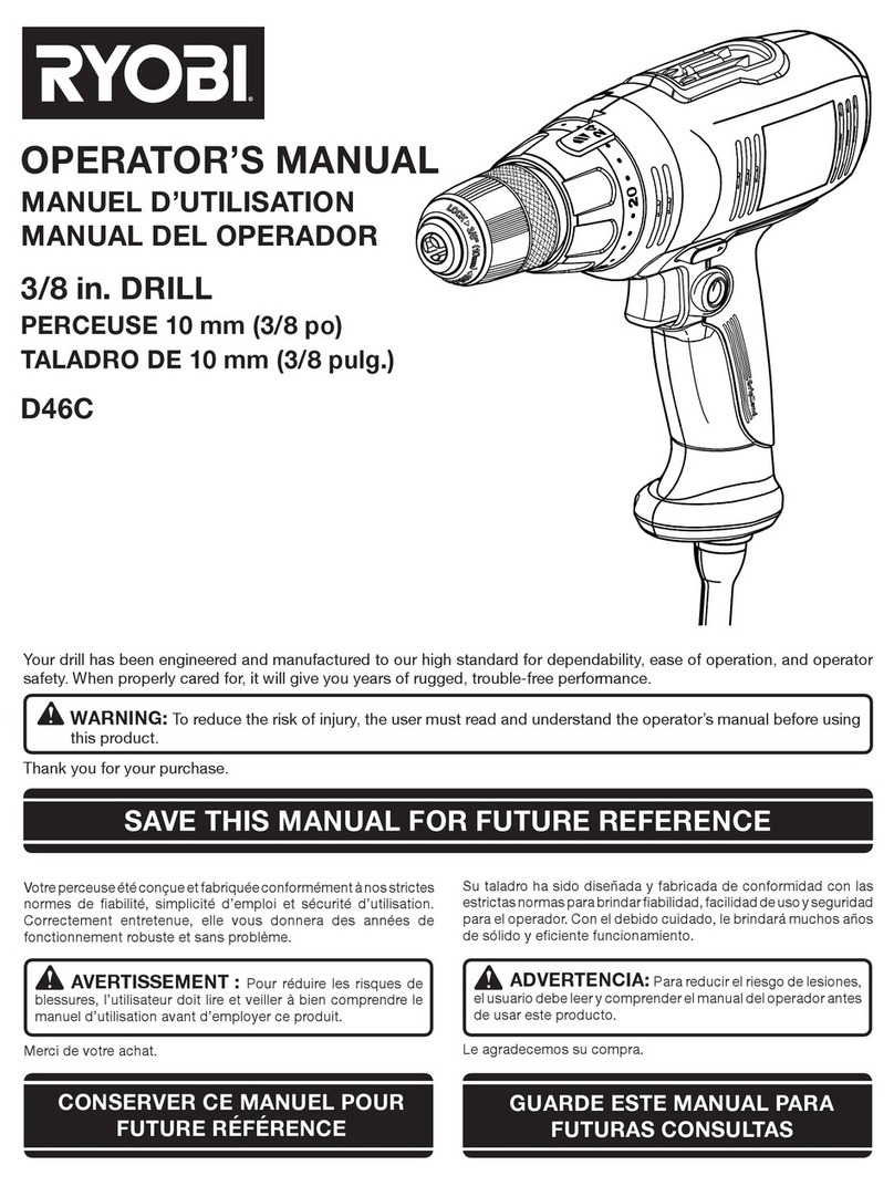 Ryobi D46CK User manual