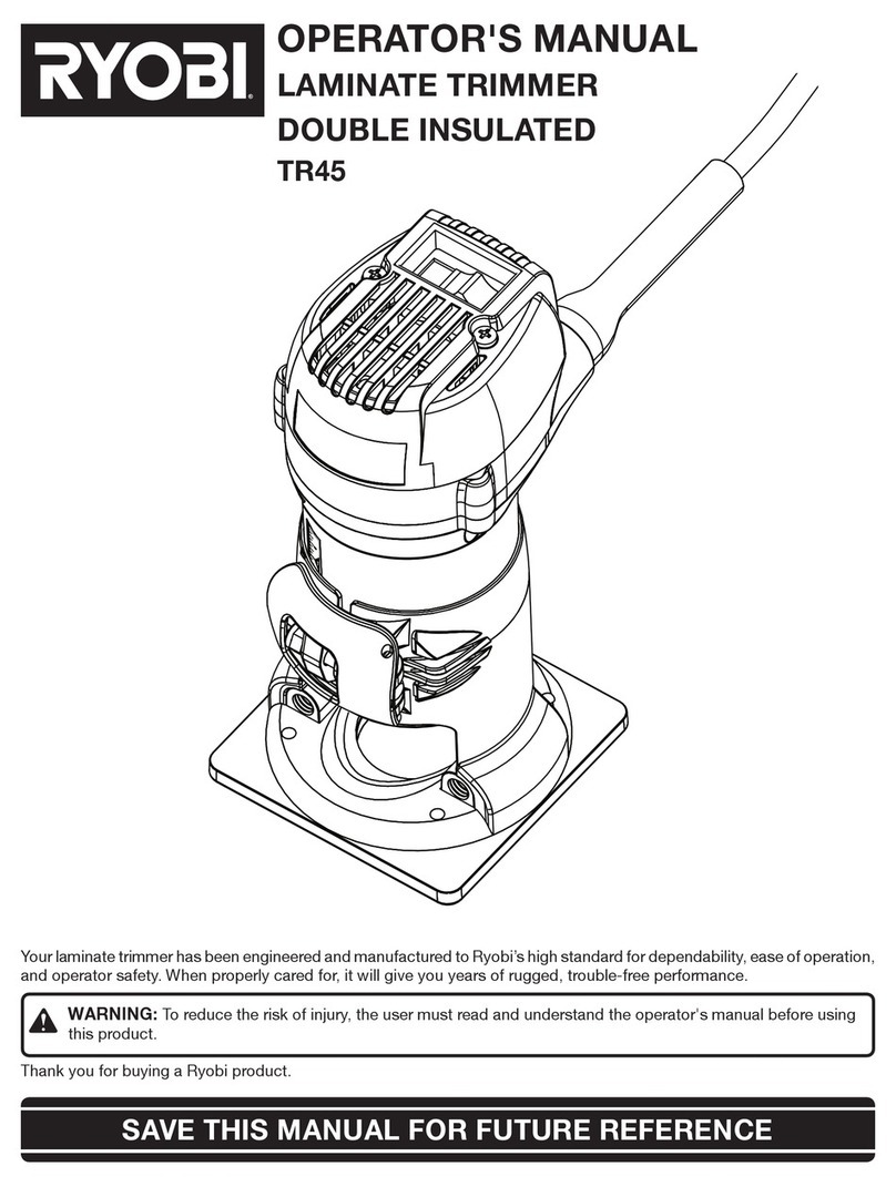 Ryobi TR45K User manual