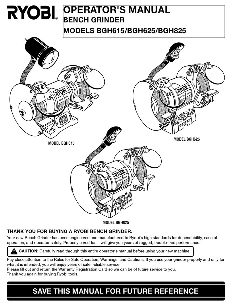 Ryobi BGH615 User manual Ryobi BGH615 User manual