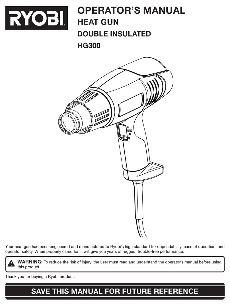 Ryobi HG300 User manual Ryobi HG300 User manual