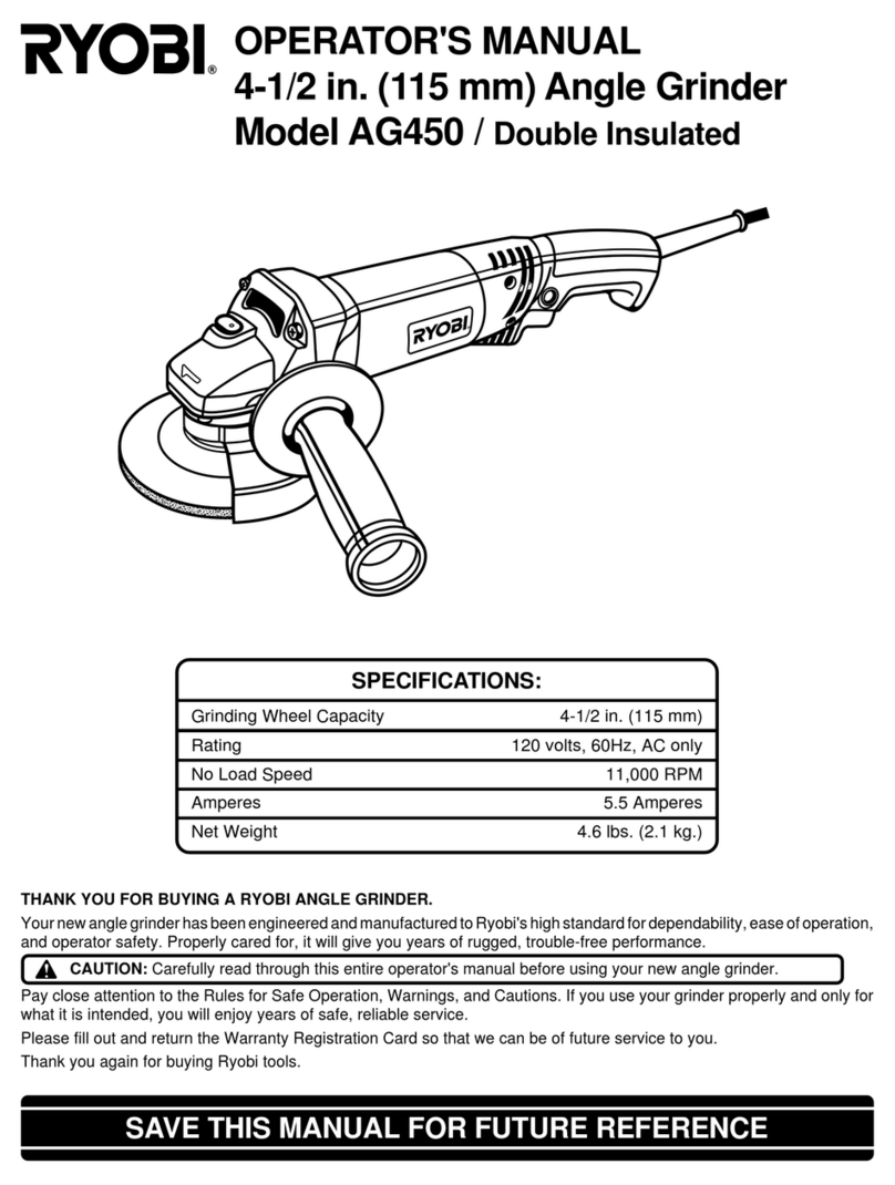 Ryobi AG450 Operator's manual