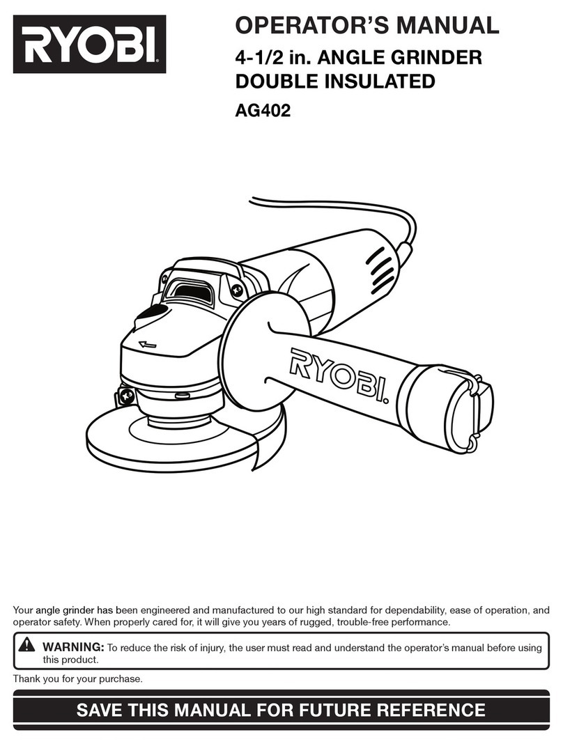 Ryobi AG402 Operator's manual