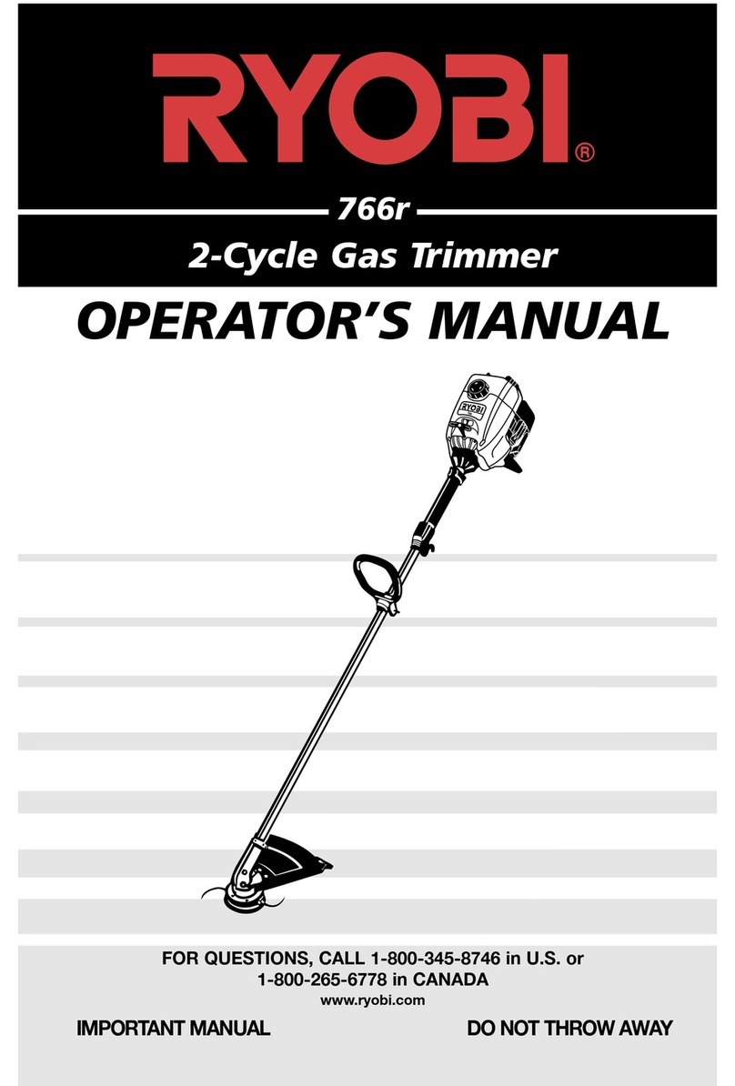 Ryobi 766r User manual