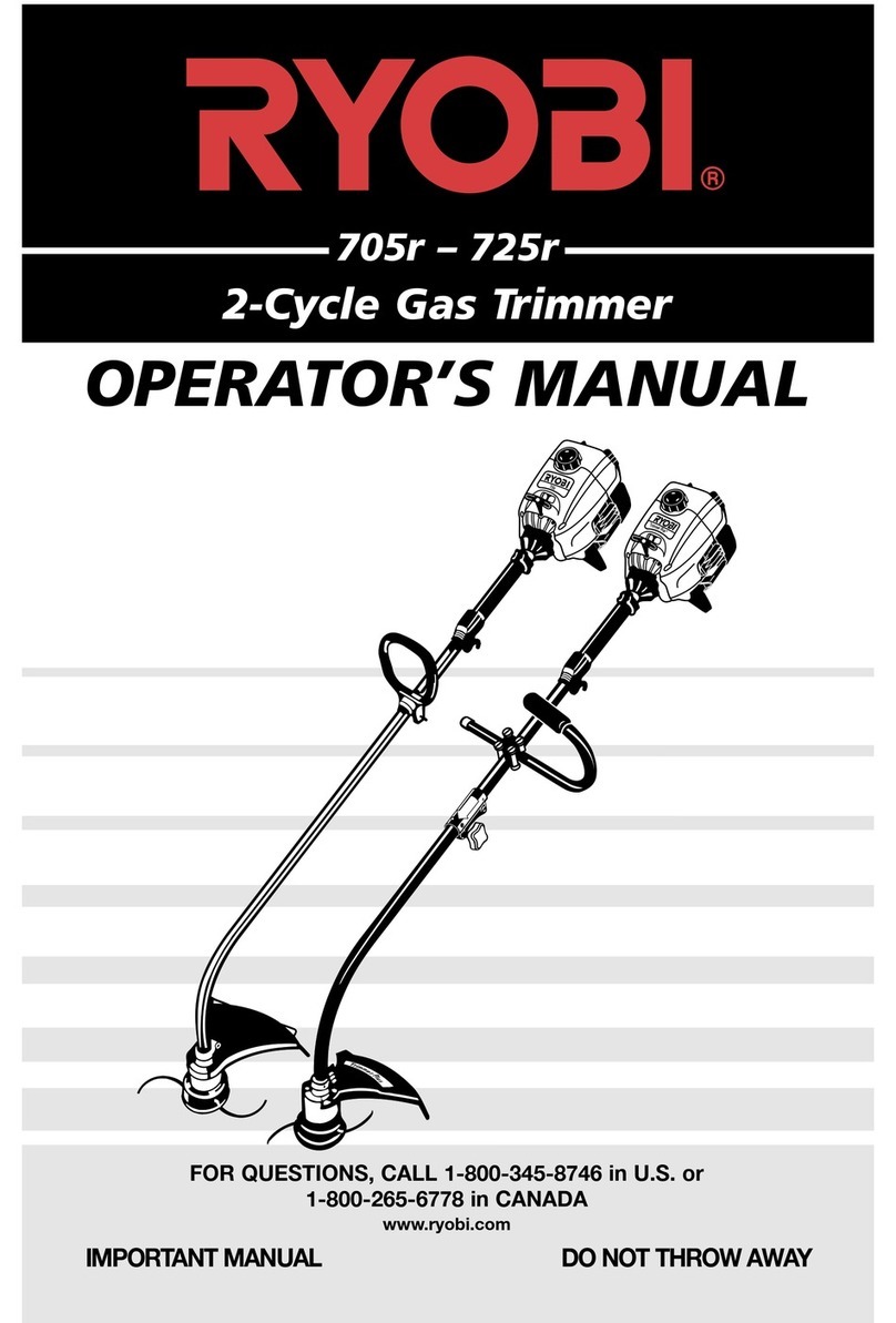 Ryobi 705r User manual