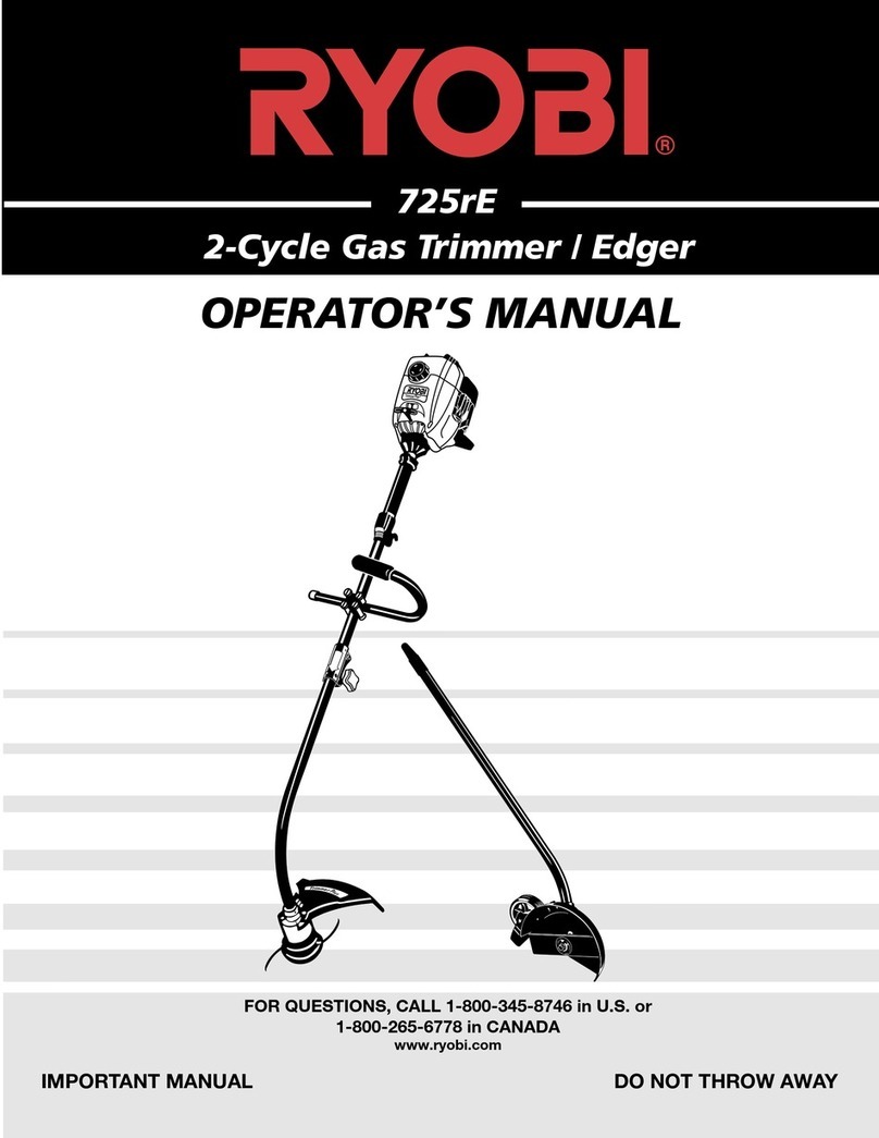 Ryobi 725rE Operator's manual