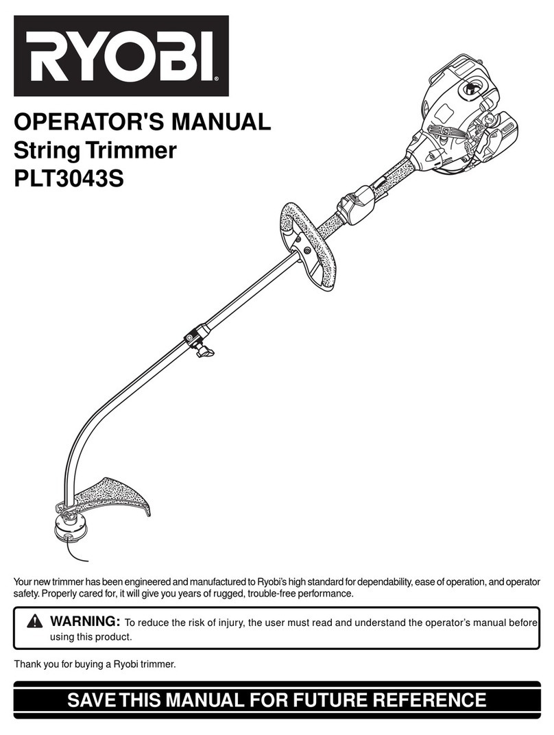 Ryobi PLT3043S User manual Ryobi PLT3043S User manual