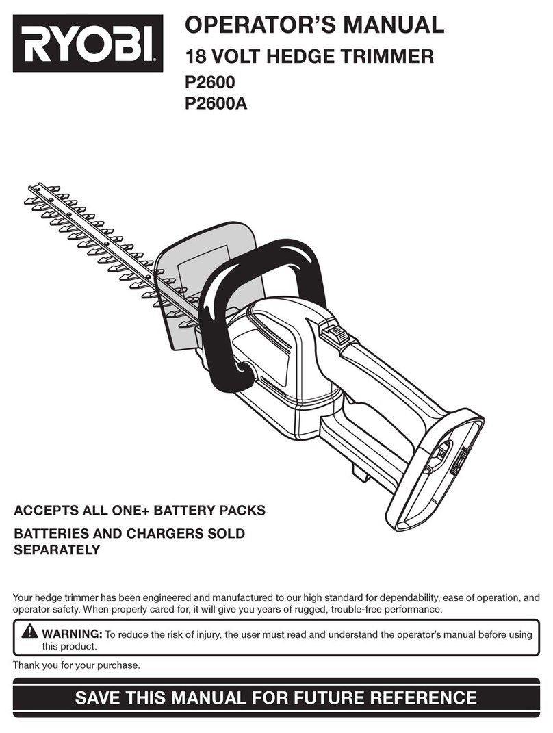 Ryobi P2600A User manual Ryobi P2600A User manual