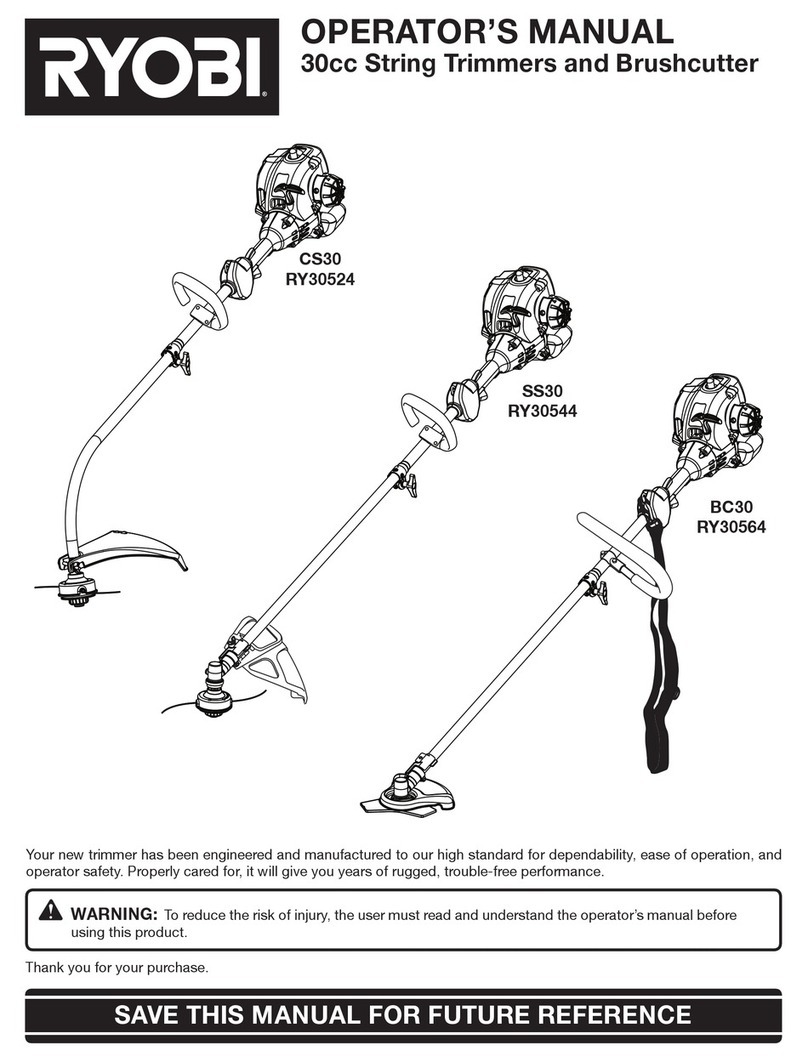 Ryobi BC30 RY30564 Operator's manual