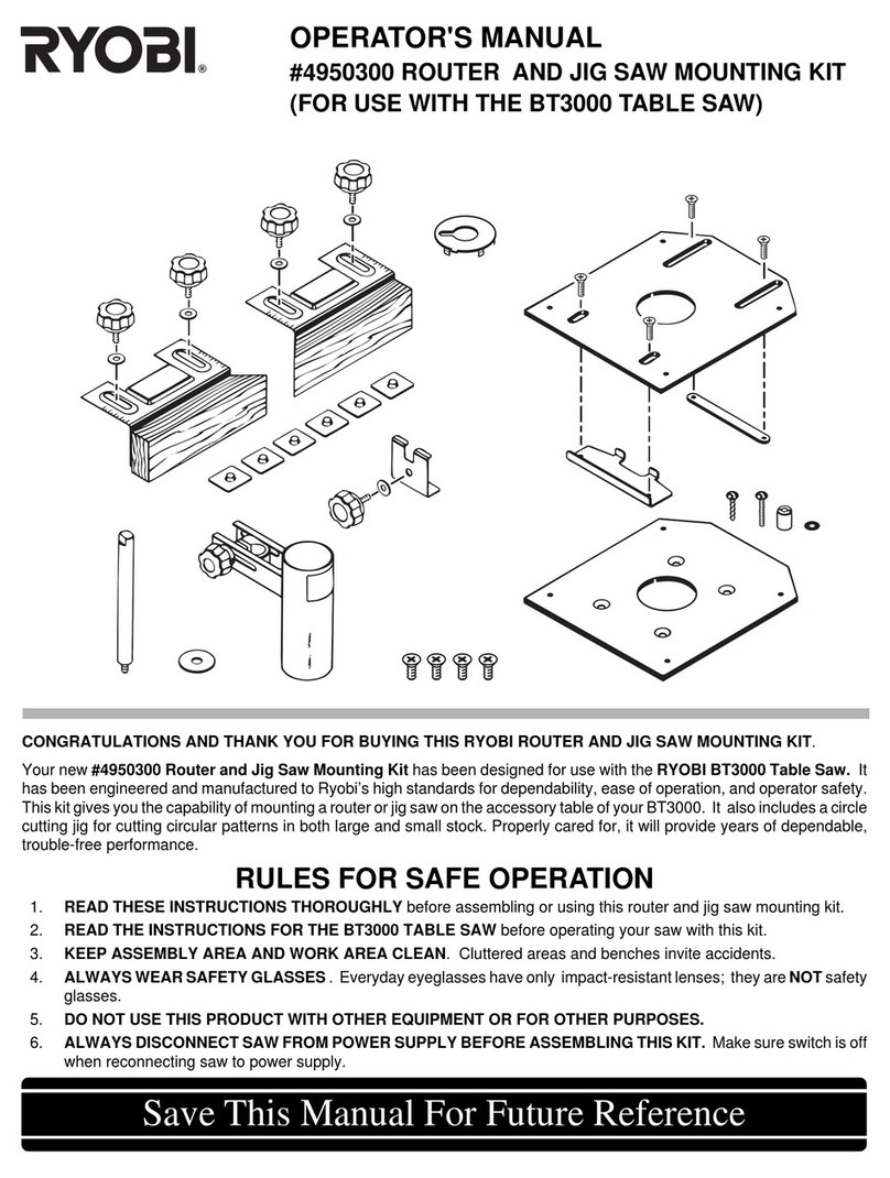 Ryobi BT-3000 Operator's manual