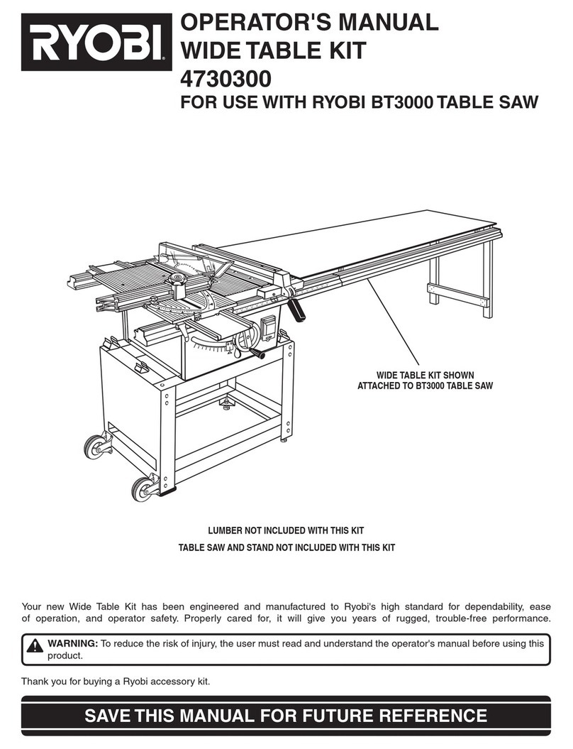 Ryobi BT300 User manual