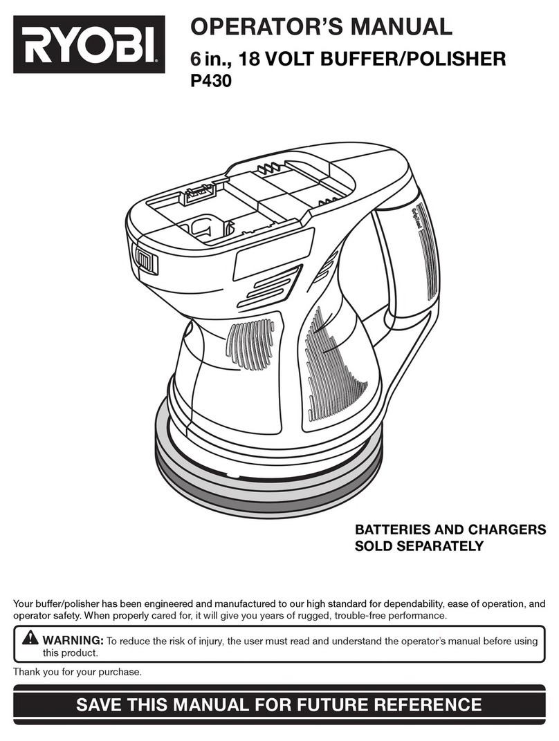 Ryobi P430 Operator's manual
