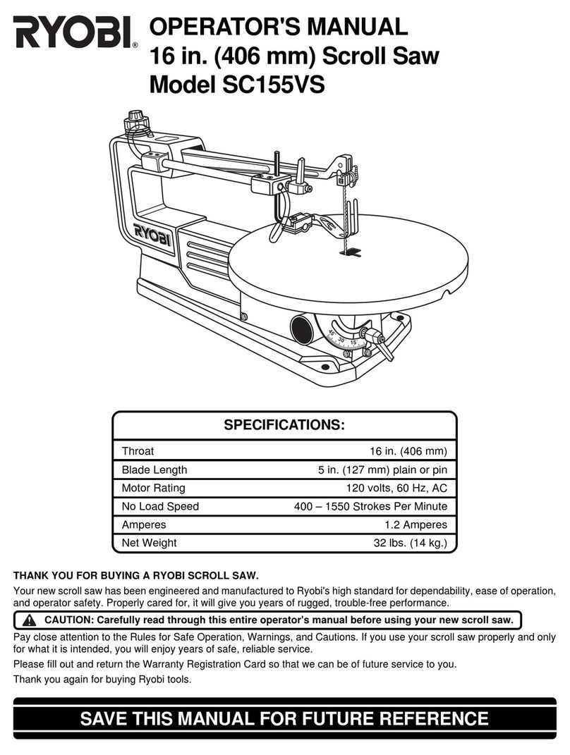 Ryobi SC155VS User manual