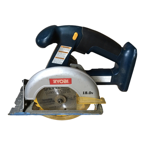 Ryobi R10633 User manual