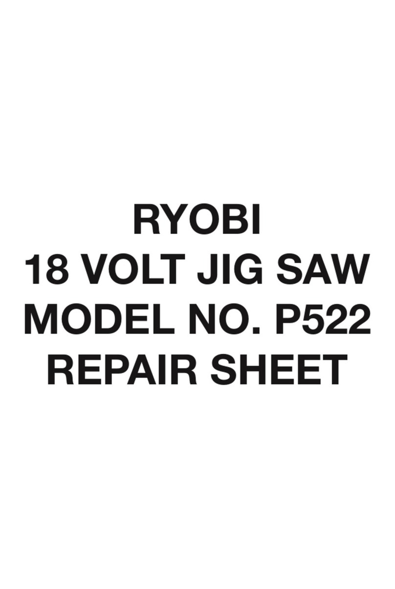 Ryobi P522 Quick setup guide