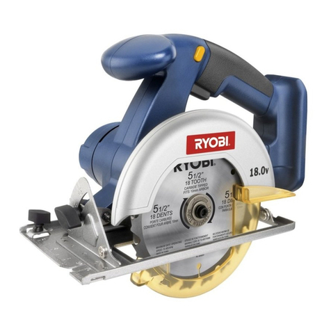 Ryobi P501 User manual