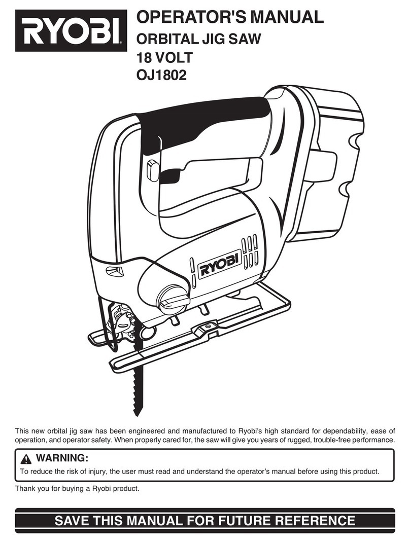 Ryobi OJ1802 Operator's manual