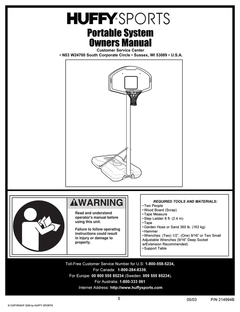 Huffy 214994B owner's manual