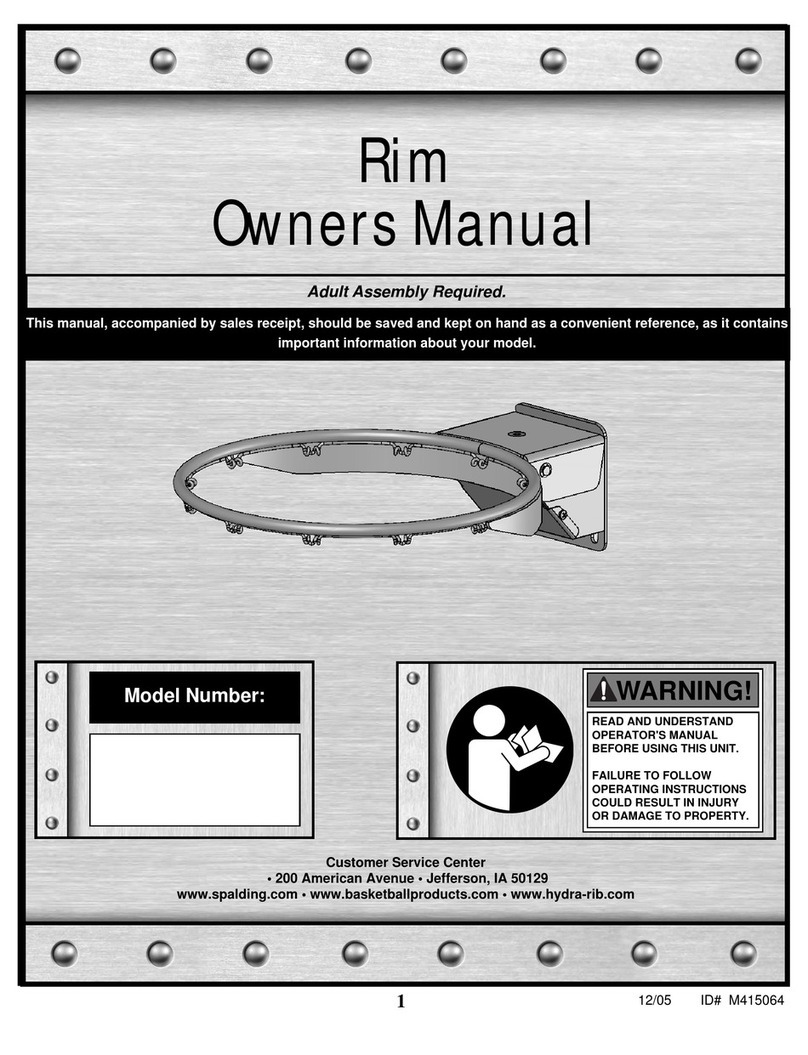 SPALDING M415064 owner's manual