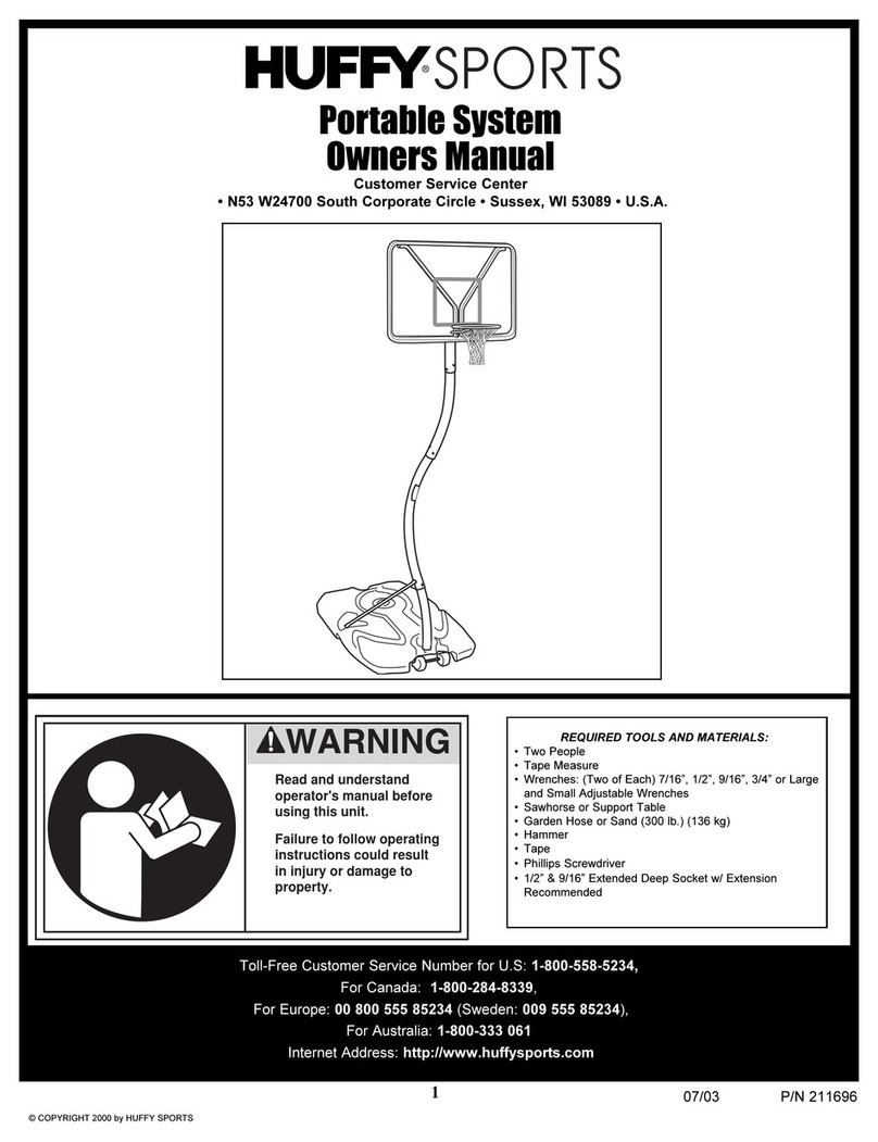 Huffy 211696 owner's manual