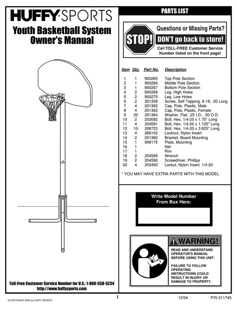 Huffy 211745 owner's manual