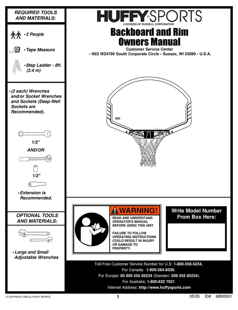 Huffy M800001 owner's manual
