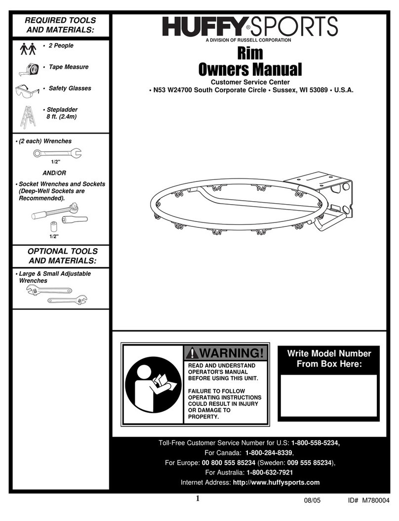 Huffy M781924 owner's manual