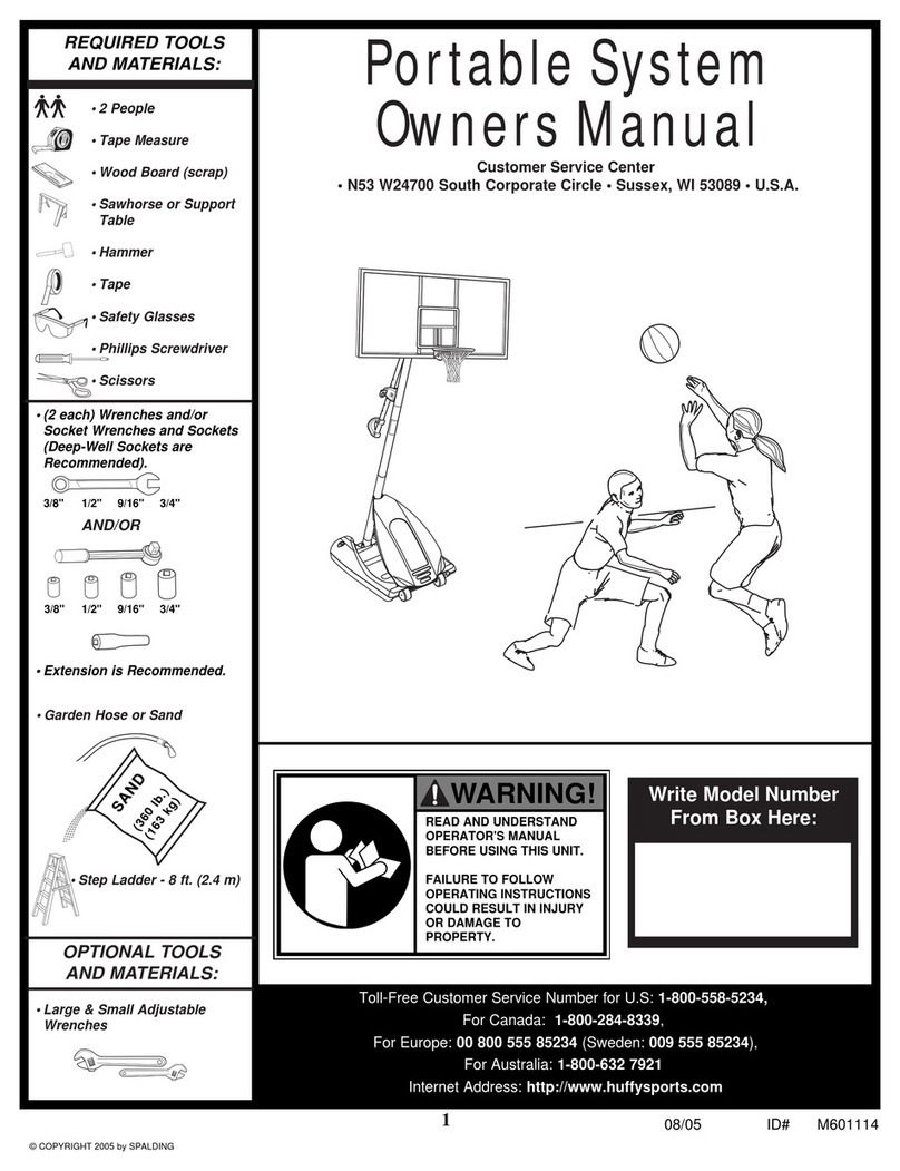 SPALDING M661154 owner's manual