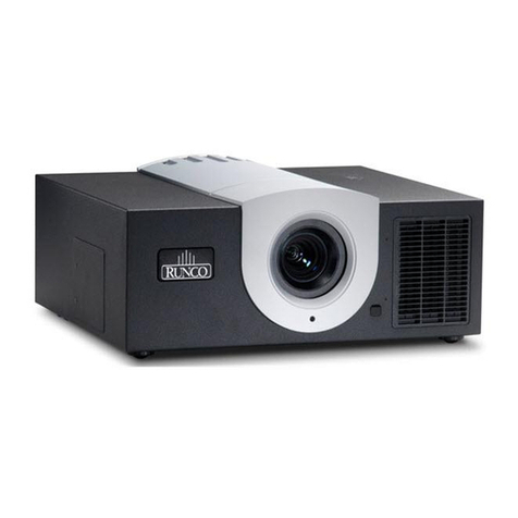 Runco Reflection CL-810 CineWide Operation manual