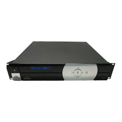 Runco Reflection DR-300c Operation manual