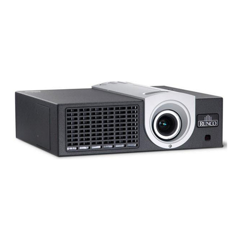 Runco Reflection CL-610 CineWide Operation manual