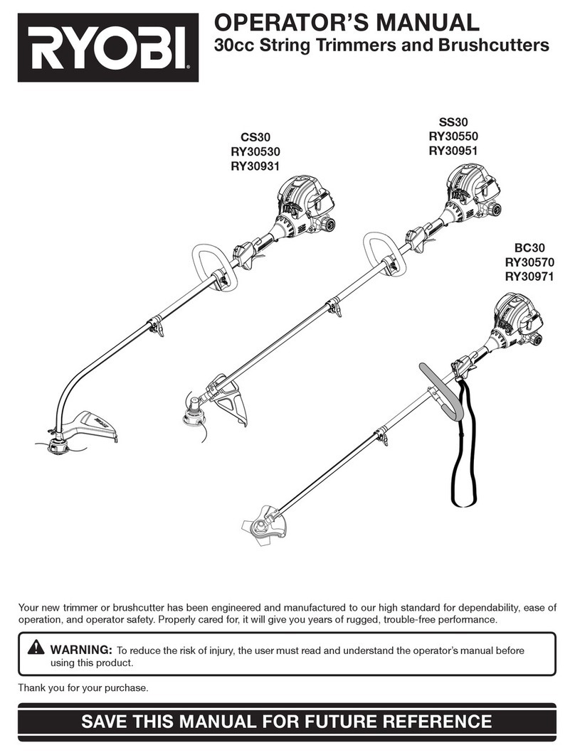 Ryobi RY30570 Operator's manual
