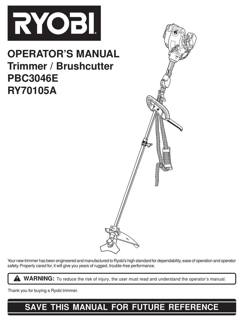 Ryobi PBC3046E User manual Ryobi PBC3046E User manual