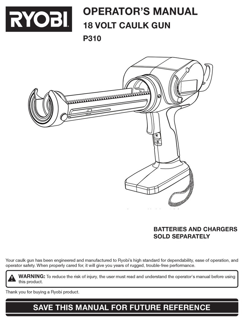 Ryobi P310 User manual