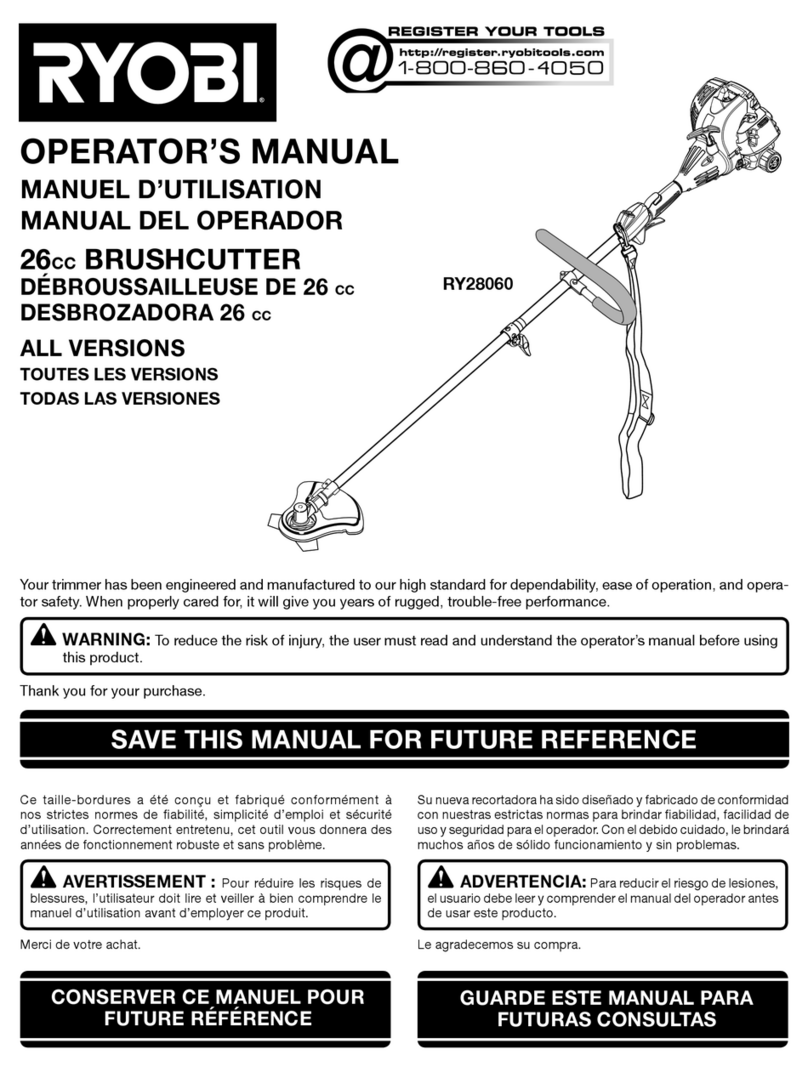Ryobi RY28060 User manual