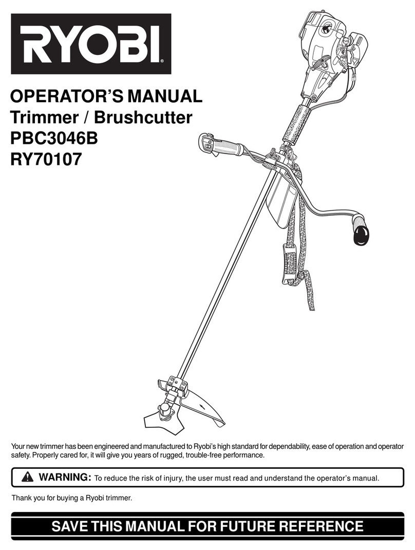 Ryobi PBC3046B Operator's manual