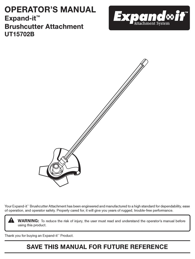 Expand-it Expand-it UT15702B Operator's manual