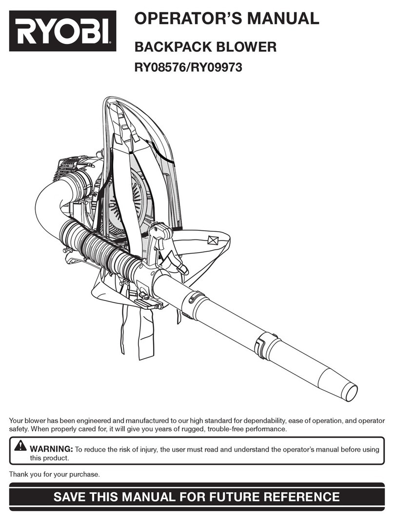 Ryobi RY09973 Operator's manual