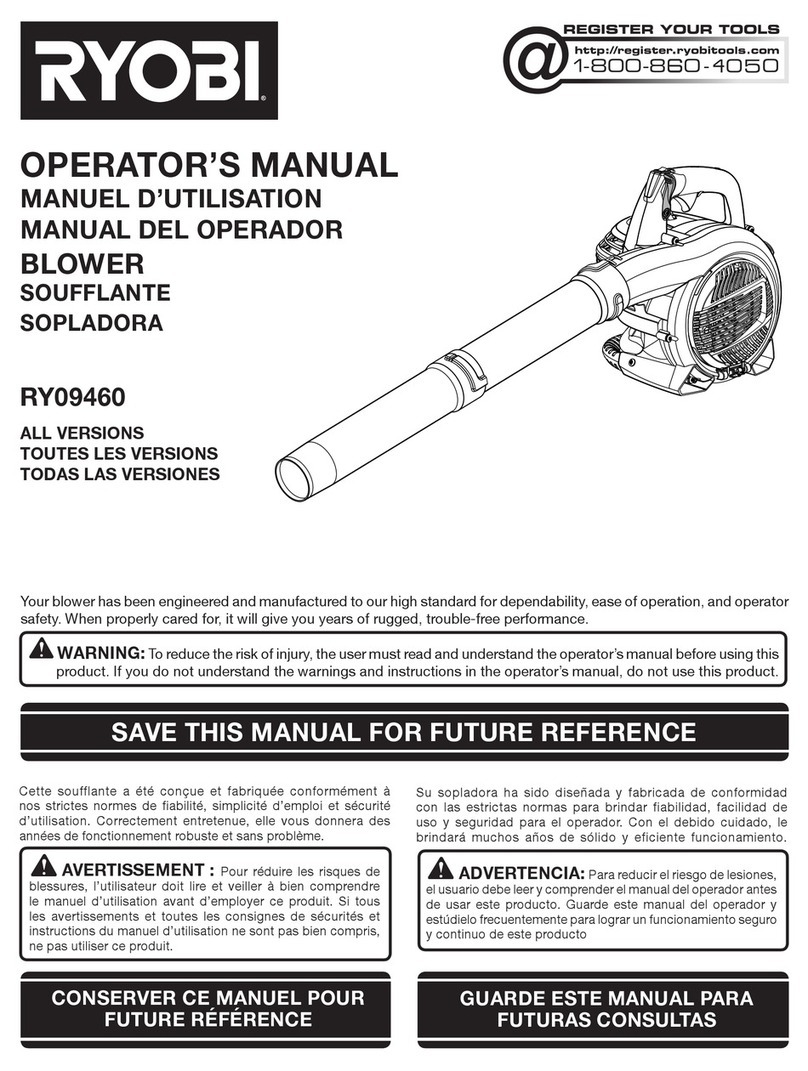 Ryobi RY09460 User manual