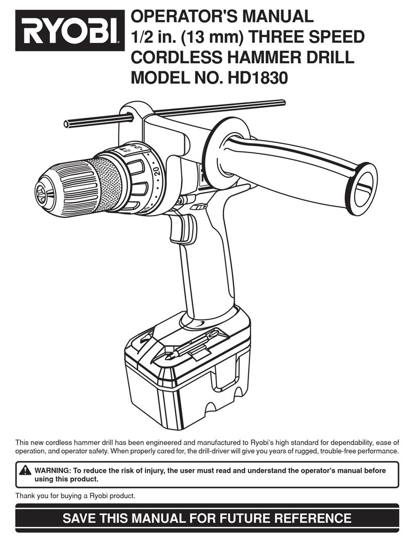 Ryobi HD1830 Operator's manual