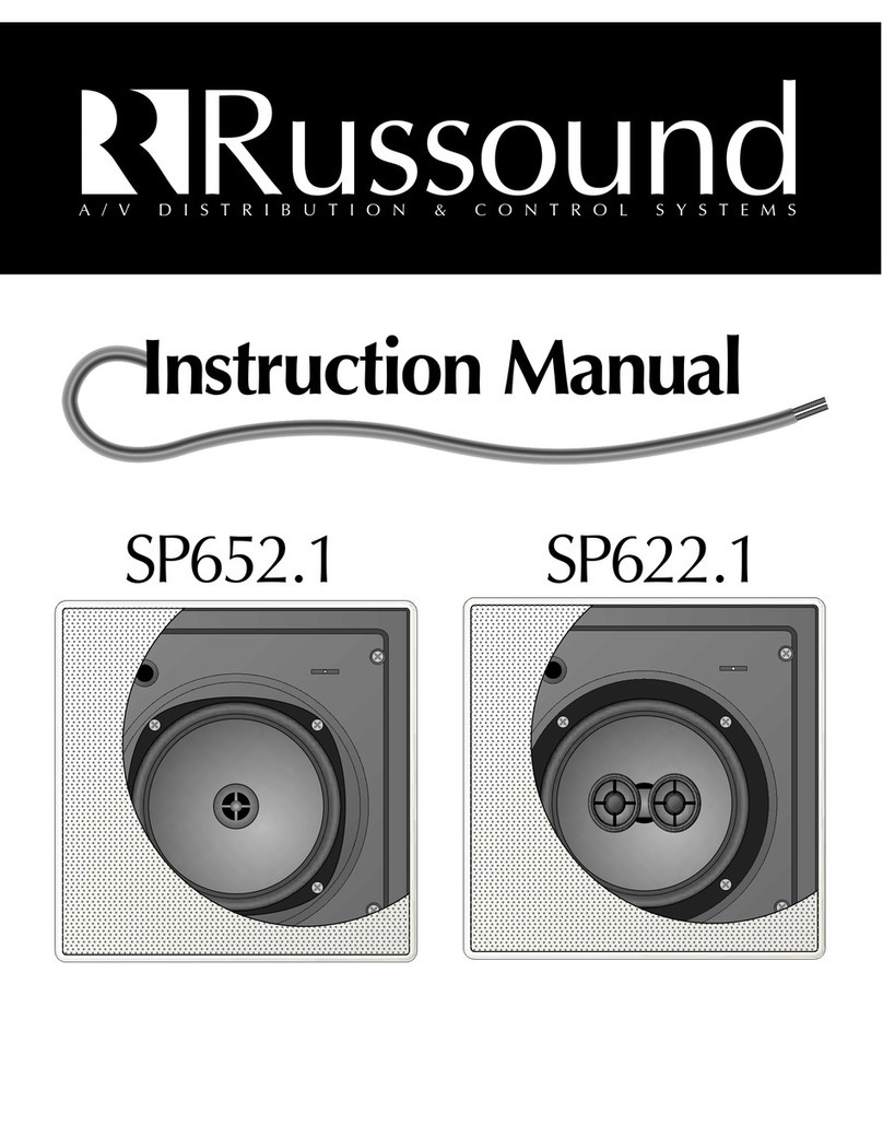 Russound SP622.1 instruction manual