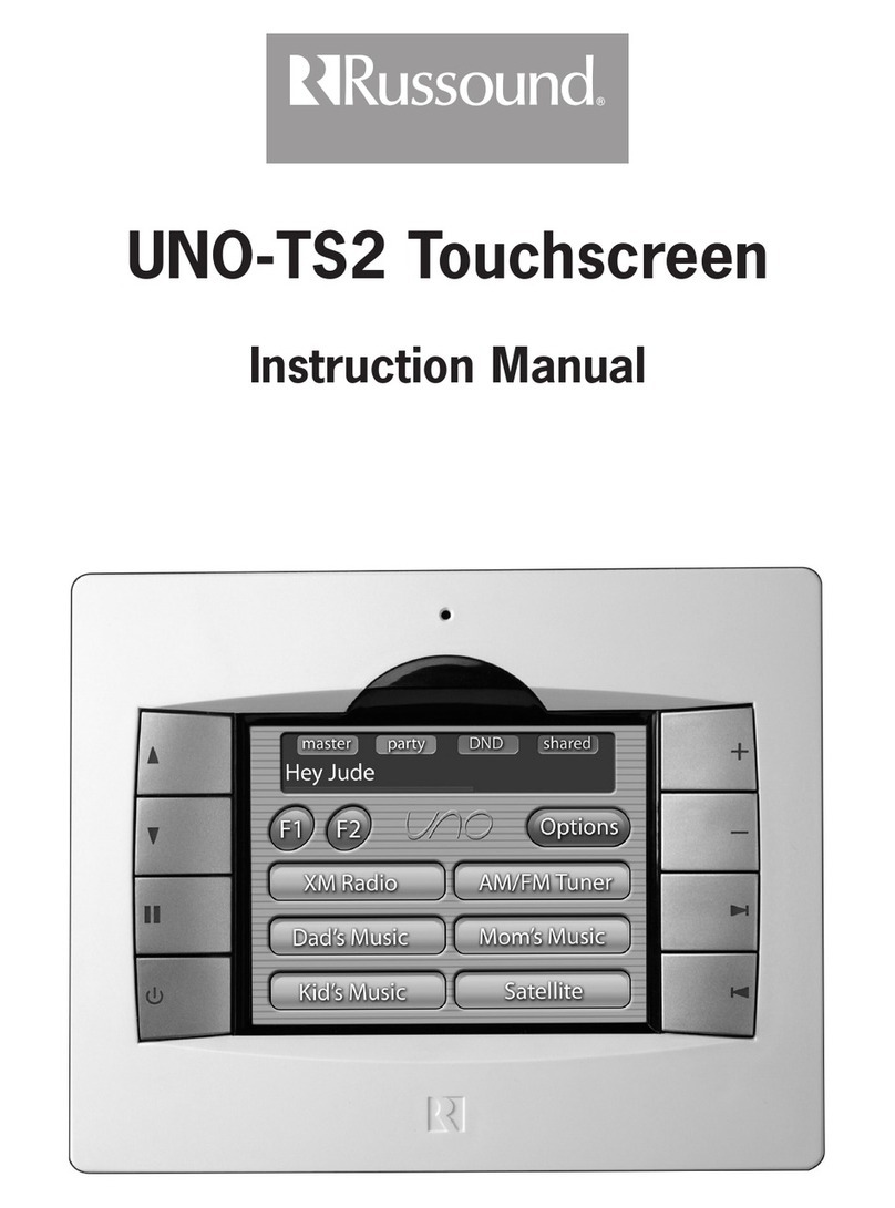 Russound UNO-TS2 instruction manual