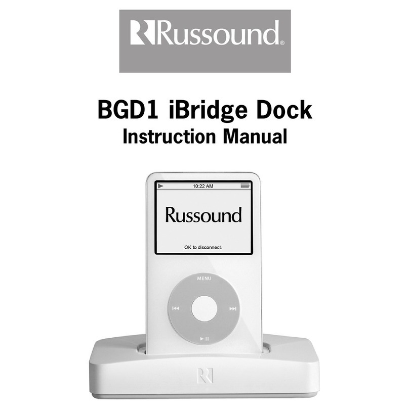 Russound BGD1 User manual