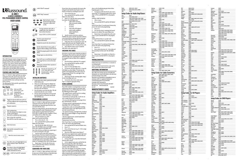 Russound A-SRC1 user guide
