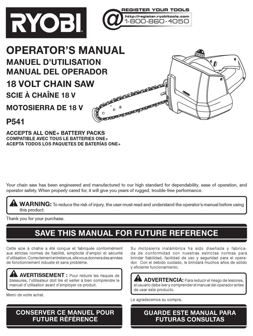 Ryobi P541 User manual