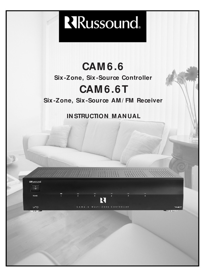 Russound CAM6.6 instruction manual