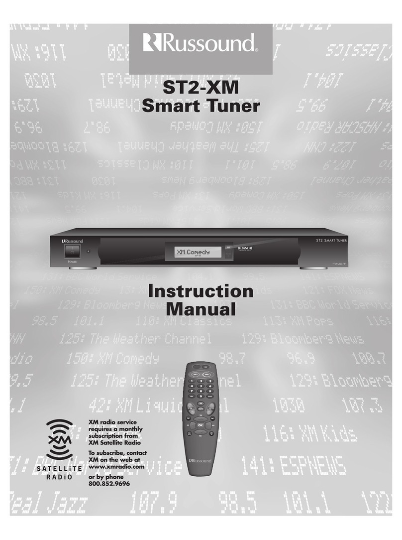Russound ST2-XM instruction manual