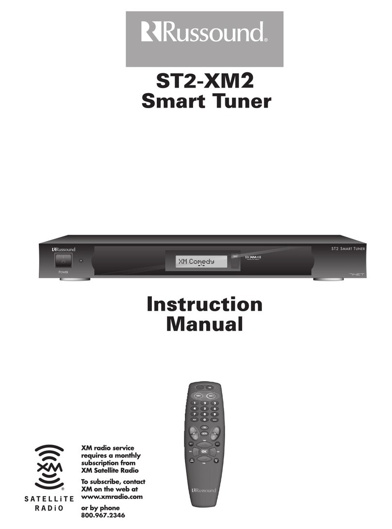 Russound ST2-XM2 instruction manual